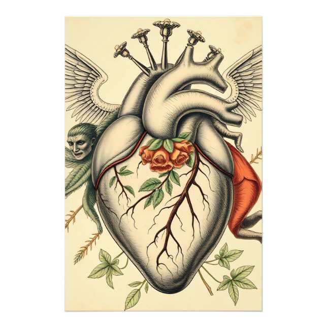 Foto Abstrakte Herz Illustration (Frente)