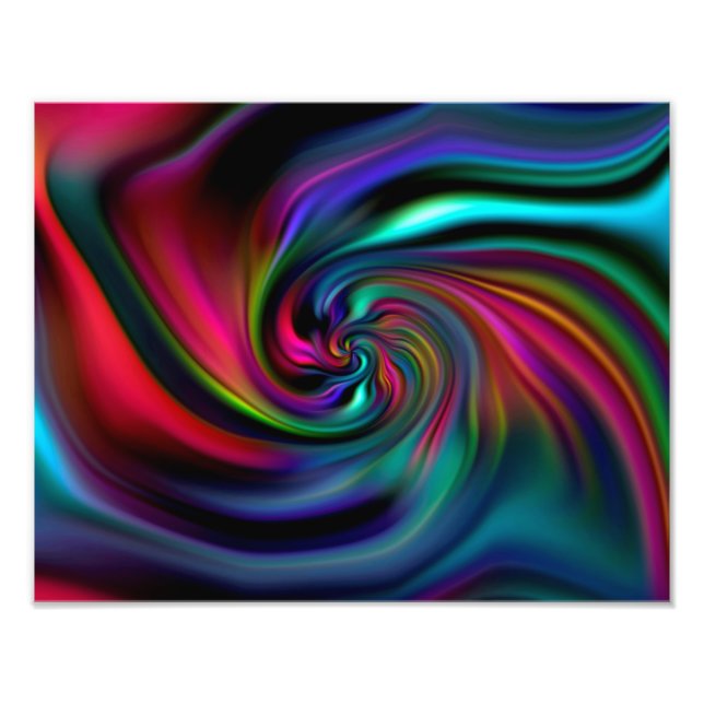 Foto Abstrato Background Spirals Soft I (Frente)