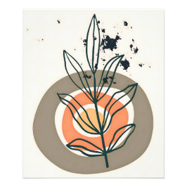 Foto Abstrato botânico mínimo