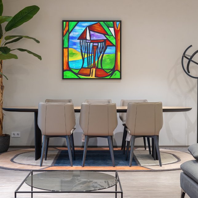 Foto Abstrato - Cabina na floresta (Criador carregado)