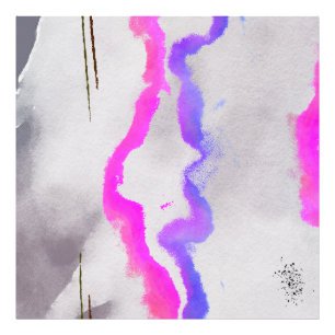 Foto Abstrato De Aquarelas Puras E Rosa