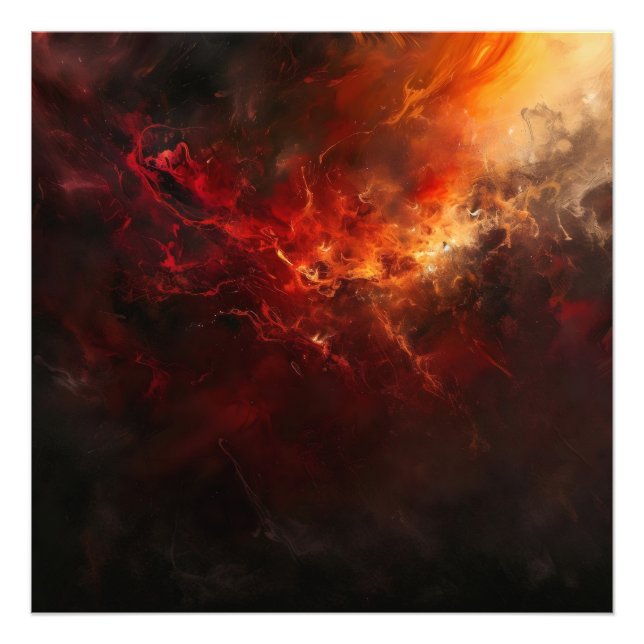 Foto Abstrato de Arte de Fogo (Frente)