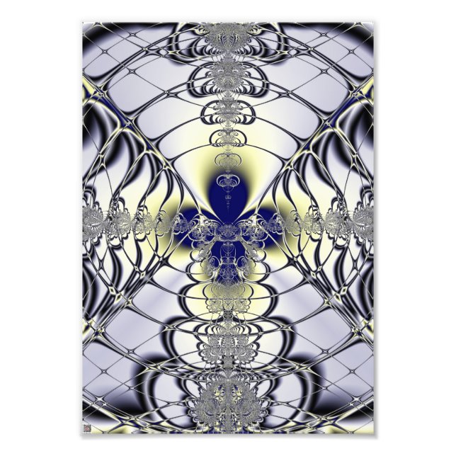 Foto Abstrato de Arte de Janela Roxa (Frente)