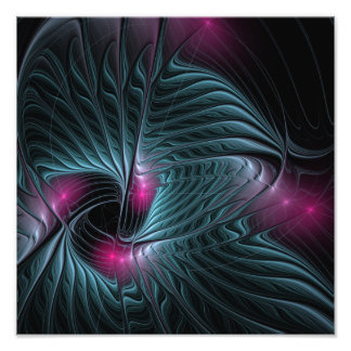 Foto Abstrato de Fantasy Fractal Poster