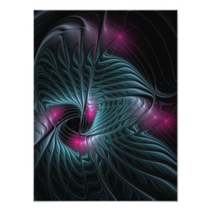 Foto Abstrato de Fantasy Fractal Poster