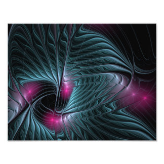 Foto Abstrato de Fantasy Fractal Poster
