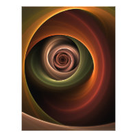 abstrato espiral 3D Cores quentes quentes Arte Fra