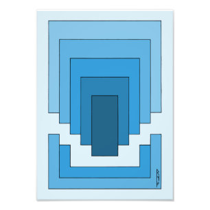 Foto Abstrato retangular em azul