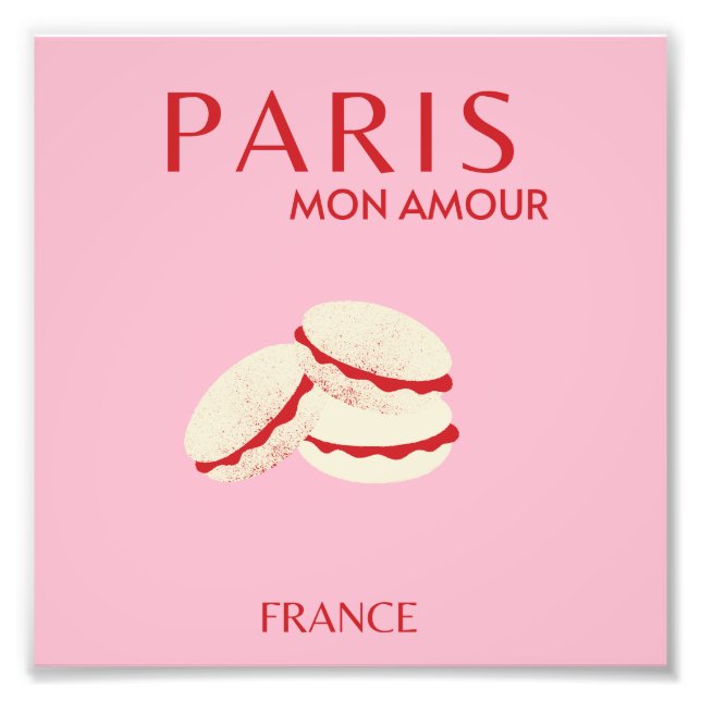 Foto Abstrato Retro Pastel Paris cor-de-rosa Viagem de  (Frente)