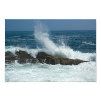Foto Ação das ondas no Pemaquid Point, Maine