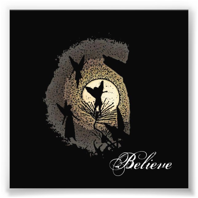 Foto "Acredite" Fairies e o Impressão da Fantasia Lua (Frente)