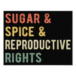 Foto Açúcar e especiarias e direitos reprodutivos I