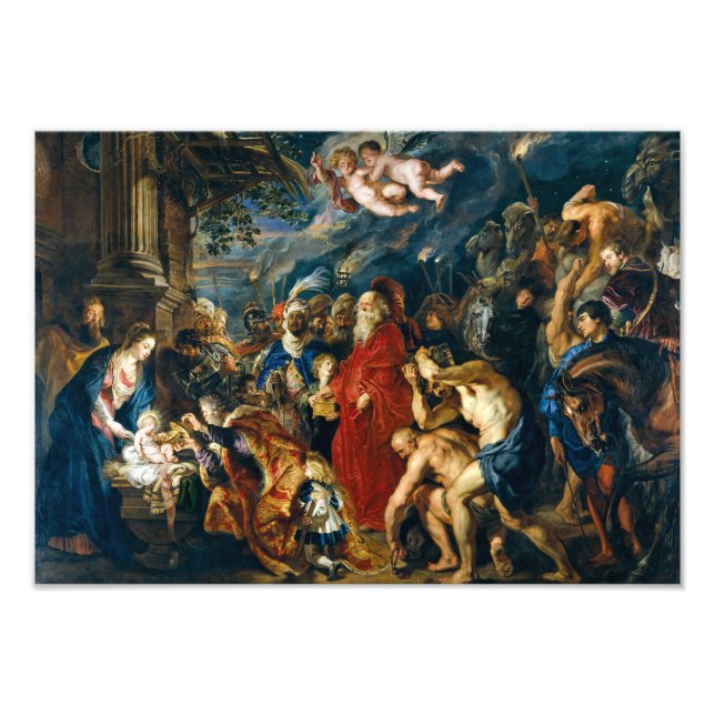Foto Adoração dos Magi | Peter Paul Rubens | (Frente)
