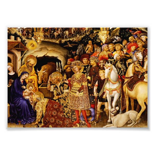 Foto Adoration of the Magi by Gentile da Fabriano (Frente)