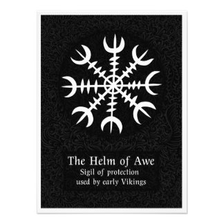 Foto AEgishjálmr - Helma Viking da Proteção Norse Awe