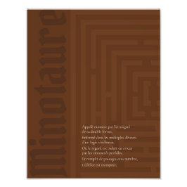 Foto Affiche Minotaure