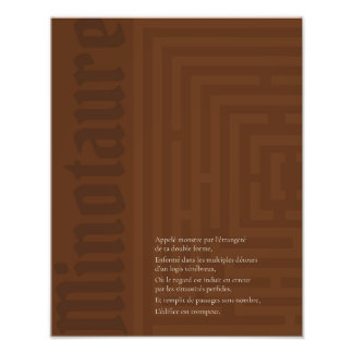 Foto Affiche Minotaure