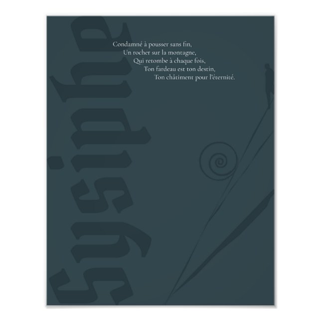 Foto Affiche Sisyphe (Frente)