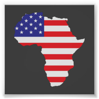 Foto África Americana África Americana Bandeira dos Est
