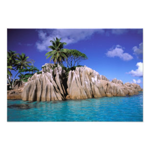 Foto África, Seychelles, Ilha La Digue. Granito