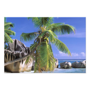 Foto África, Seychelles, Ilha La Digue. Granito