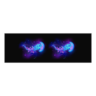 Foto Água-viva brilhante a cores