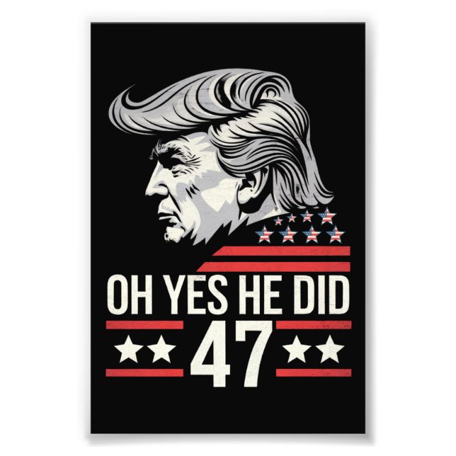 Foto Ah Sim Ele Fez 47 Trump 2024  (Frente)