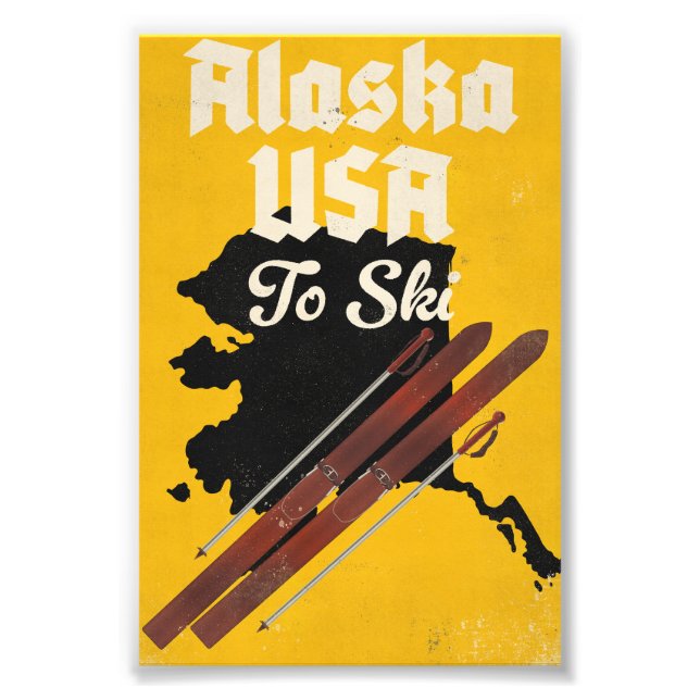 Foto Alasca EUA Para Esquiar (Frente)