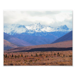 Foto Alasca, Montanhas Snowy, Fall Foothills, Denali