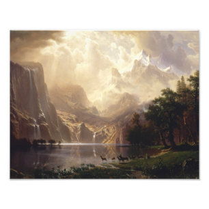 Foto Albert Bierstadt - entre a serra Nevada