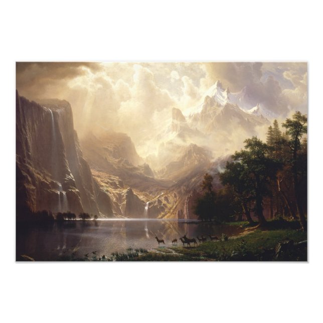 Foto Albert Bierstadt - Entre Sierra Nevada (Frente)