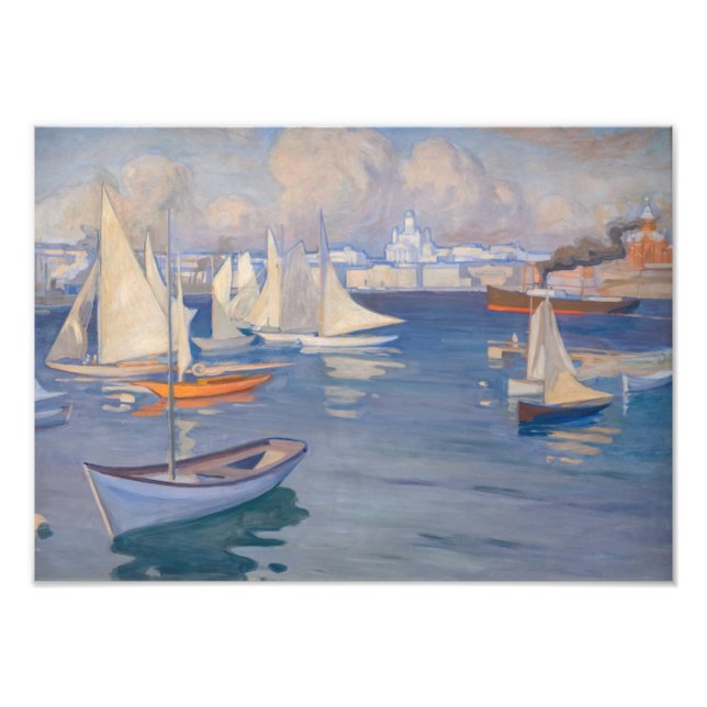 Foto Albert Edelfelt - Porto em Helsinque (Frente)