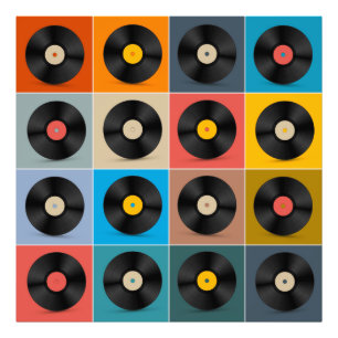 Foto Álbum,Vinyl Record,Music Poster