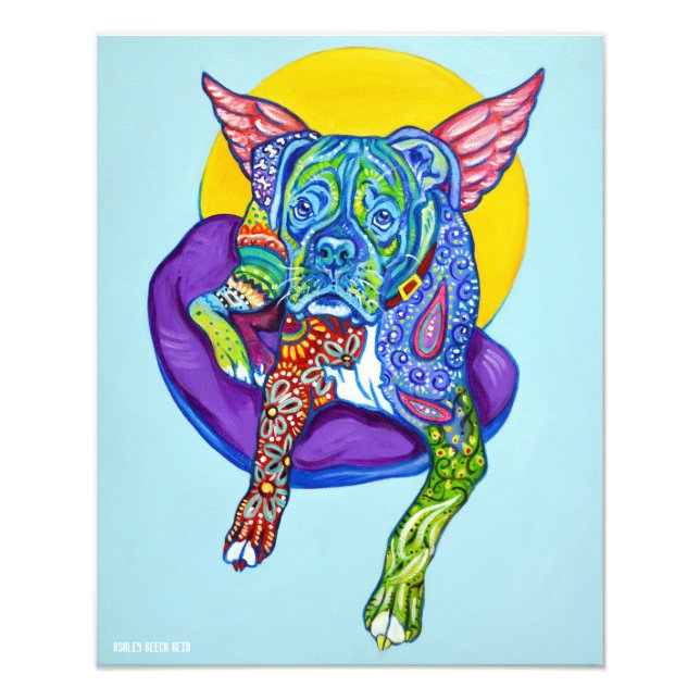 Foto Alebrijes Boxer 16x20" (Frente)