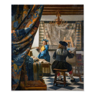 Foto Alegoria da Pintura Johannes Vermeer