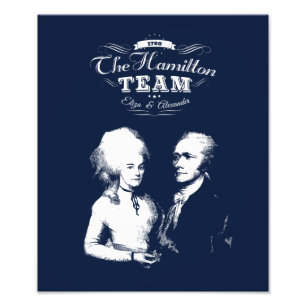 Foto Alexander Hamilton, Eliza. Presentes da história.