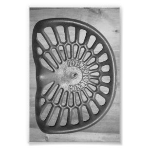 Foto alfabeto - Letra D9 preta e branca 4x6