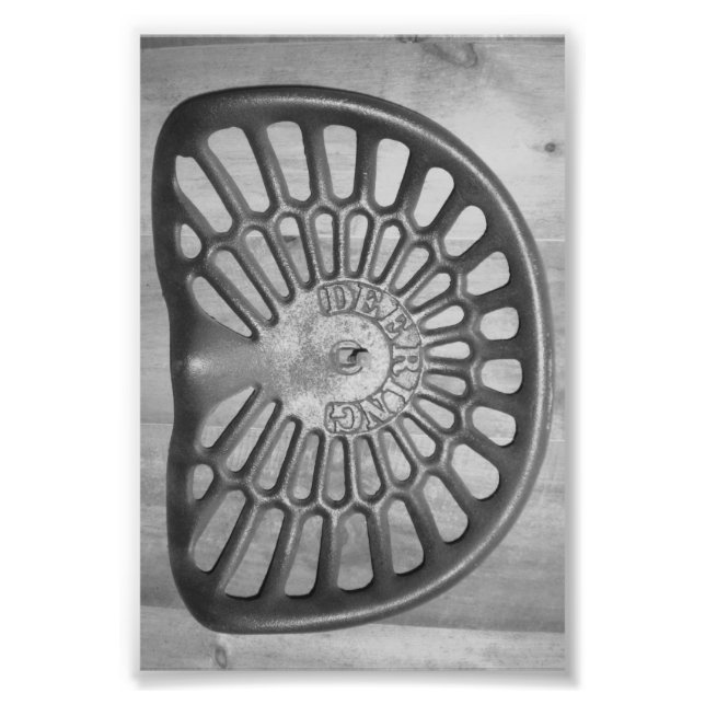 Foto alfabeto - Letra D9 preta e branca 4x6 (Frente)