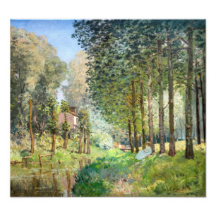 Foto Alfred Sisley - Descanso ao longo do Córrego