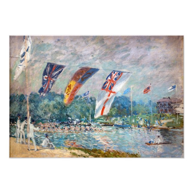 Foto Alfred Sisley - Regatta em Molesey (Frente)