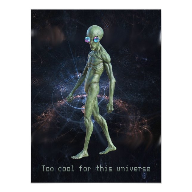 Foto Alienígena Nos Óculos De Sol (Frente)