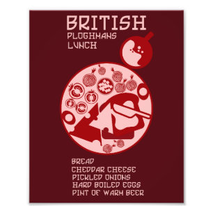 Foto Almoço do Ploughmans Pub em Inglês