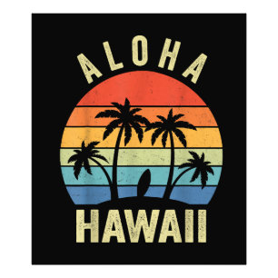 Foto Aloha Hawaii Ilha Havaiana Shirt Palm Beach Surf