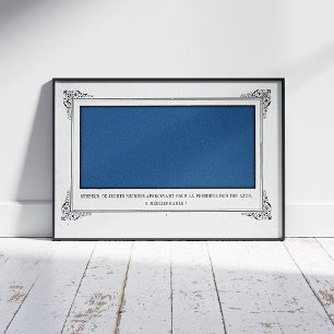 Foto Alphonse Allais, April Fools, Blue, Abstrato Art