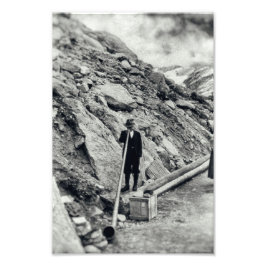 Foto Alphorn Monocrome Vintage Alpino Horn Music