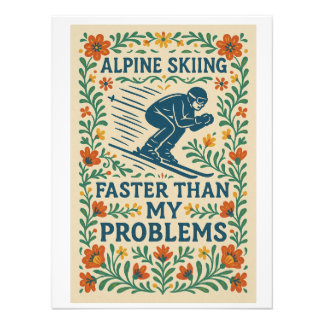 Foto Alpine Skiing Faster Than My Problems