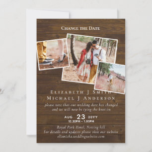 FOTO Alterar os planos de data Adiando qualquer ev