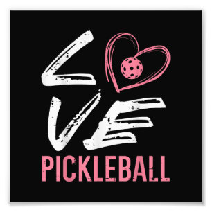 Foto Ama Pickleball Coração Picle Ball Mulheres Meninas