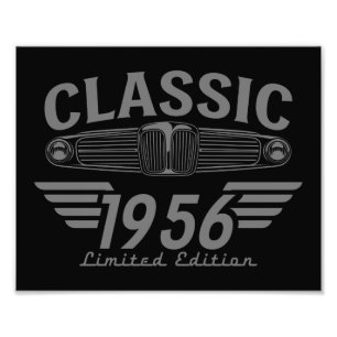 Foto Amante de Carros Antigos 1956 Feito em 1956 70º An