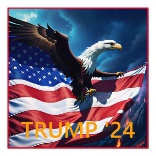 Foto American Flag American American Eagle TRUMP 2024